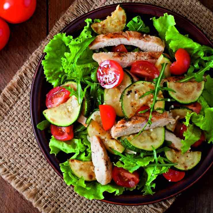 Chicken-Veggie Salad