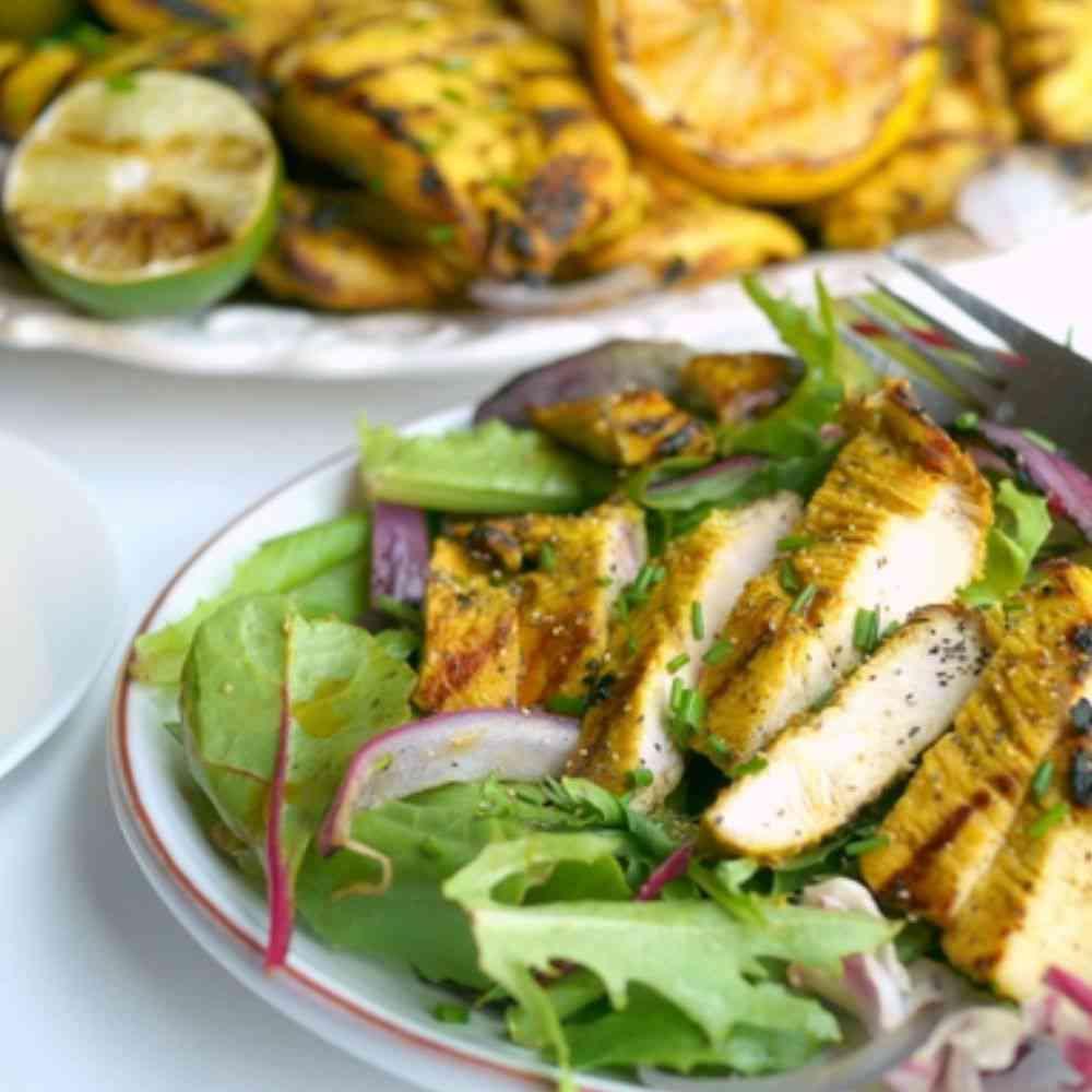 Grilled Lime & Turmeric Chicken