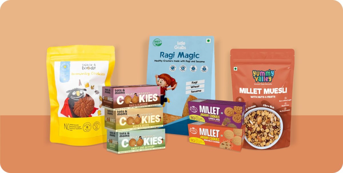 5 Homegrown Brands that are making Millet Based Dry Snacks for Kids!
